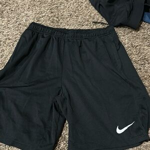 XL black nike shorts